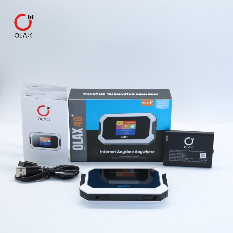 مودم OLAX MT80 | هاتاسپات همراه 4G LTE با WiFi6، باتری ۳۰۰۰mAh و صفحه نمایش LCD 3 مودم OLAX MT80 | هاتاسپات همراه 4G LTE با WiFi6، باتری ۳۰۰۰mAh و صفحه نمایش LCD - Image 3